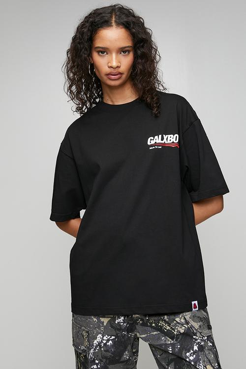 CALL ME MINI T-SHIRT - BLACK