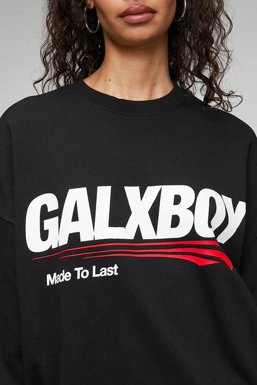 CALL ME CREW NECK - BLACK