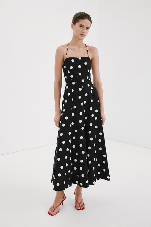 Dress doty - black