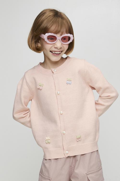Cardigan jersey - pink