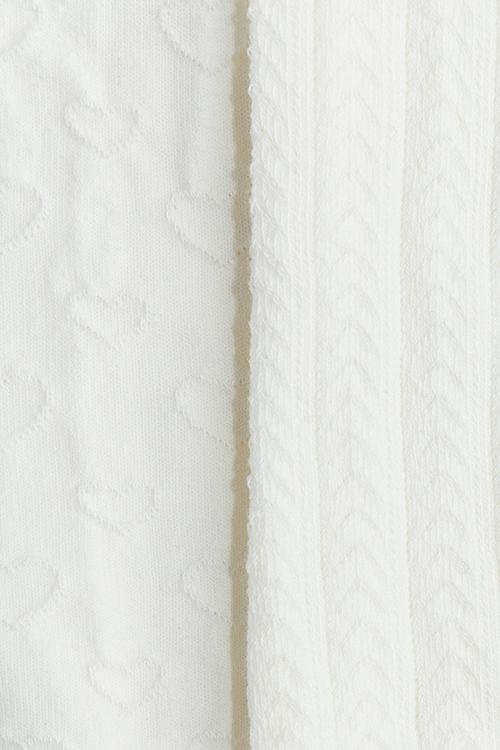 2-Pack fine-knit tights - white