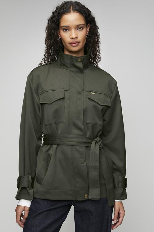 Wmn Yuri Wool Jacket - Olive