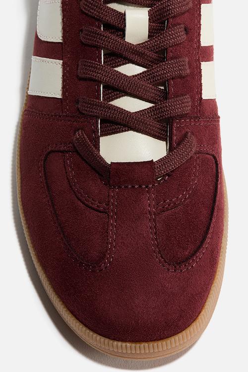 Trainers - burgundy