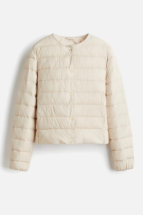 Quilted jacket - light beige