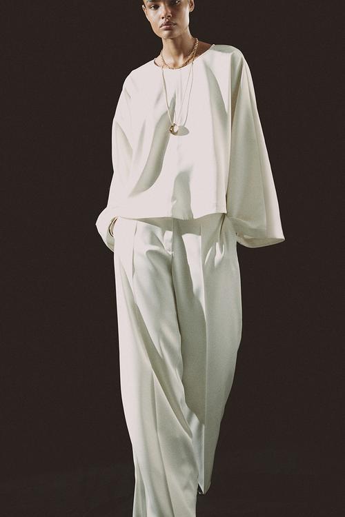 Wide trousers - white