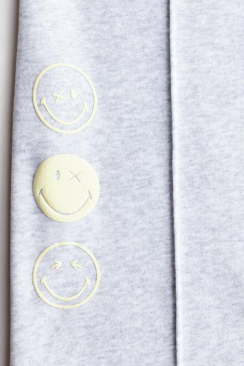 Print-motif sweatshirt joggers - light grey/smileyworld?