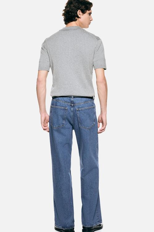 Slim fit polo shirt - grey