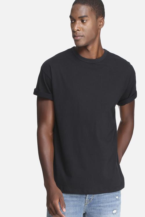 Plain oversized boxy tee