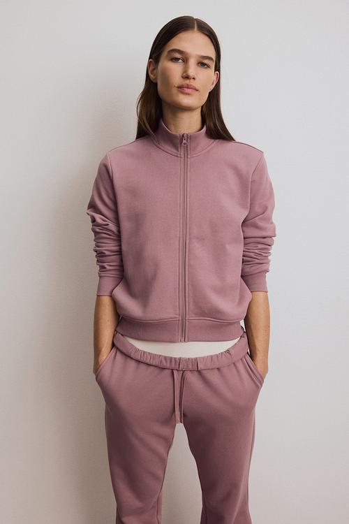 Slim fit track jacket - antique rose