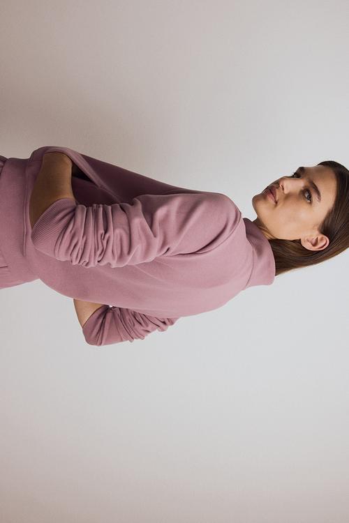 Slim fit track jacket - antique rose
