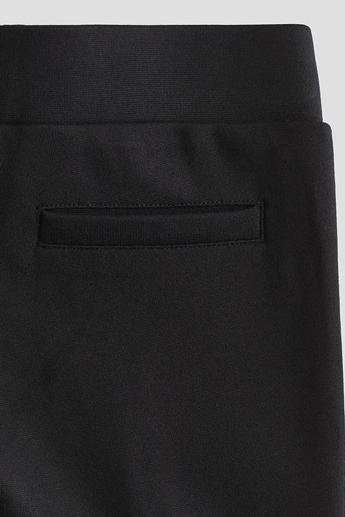 Studded flared leggings - black