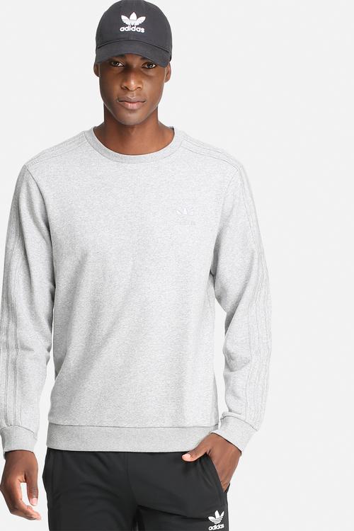 Trefoil 3 stripes crew sweat