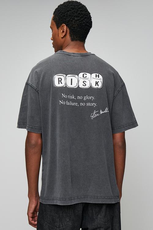 Dallas Oversized T-Shirt - Washed Black