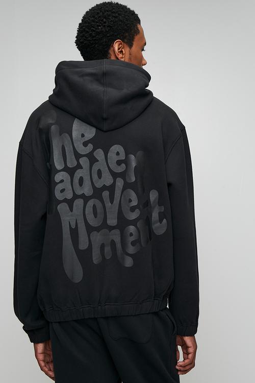 Rory Relaxed Fit Hoody - Black