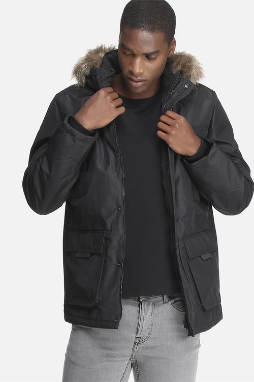 Hollow parka jacket