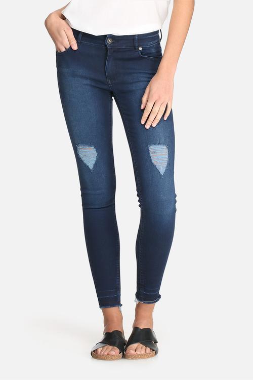 Ameli raw hem skinny