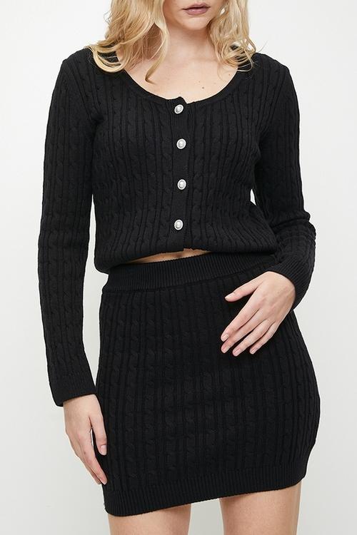 Sienna skirt - jet black 