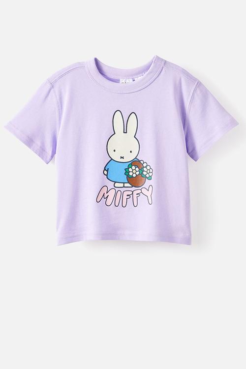 Bobbi Short Sleeve Lcn Tee - Lcn Mif Vintage Lilac/Miffy