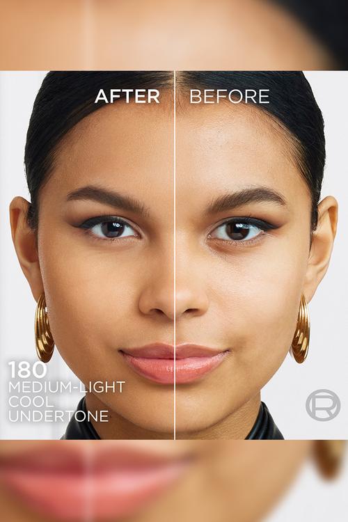 Infaillible Skin Ink Semi-permanent 2-in-1 Foundcealer - Medium Cool 180