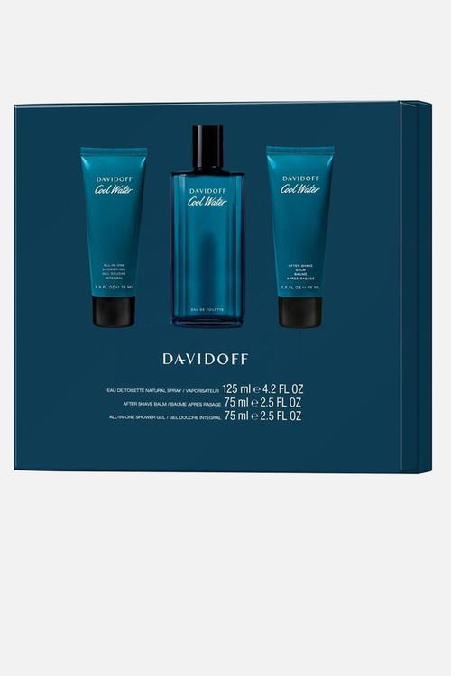 Davidoff Cool Water Edt 3 Piece Gift Set - 100ml
