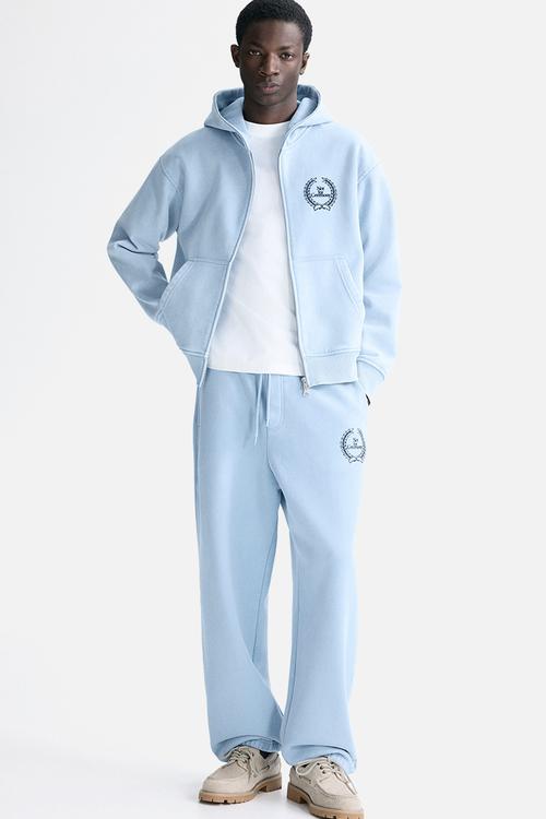 Loose fit sweatpants - light blue