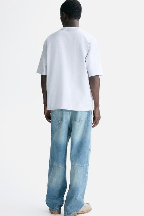 Loose fit T-shirt - light grey marl/fortes fortuna