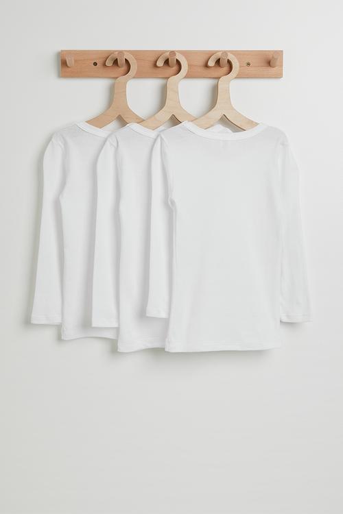 3 Pack vests - white