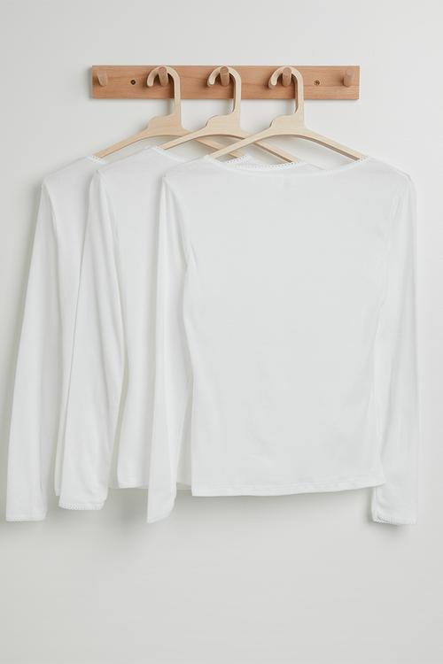 3 Pack spencer - white