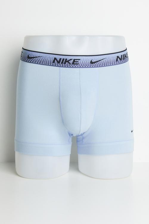 Essential Cotton Trunks 3 Pack - Blue