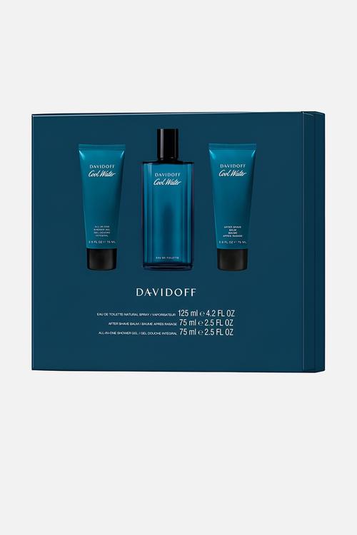 Davidoff Cool Water Edt 3 Piece Gift Set - 100ml