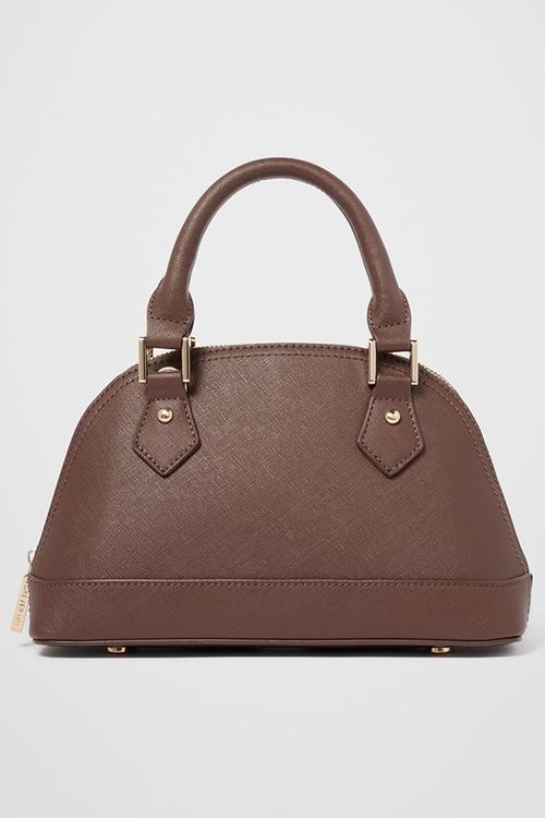 Becky bowler bag in chocolate