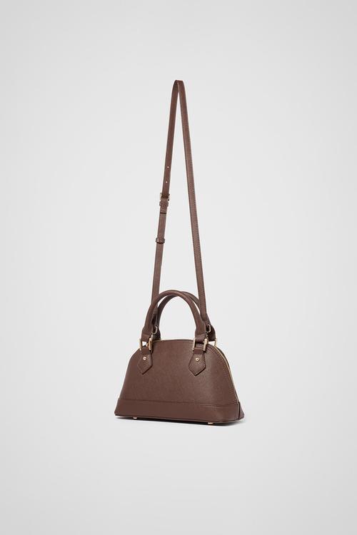 Becky bowler bag in chocolate