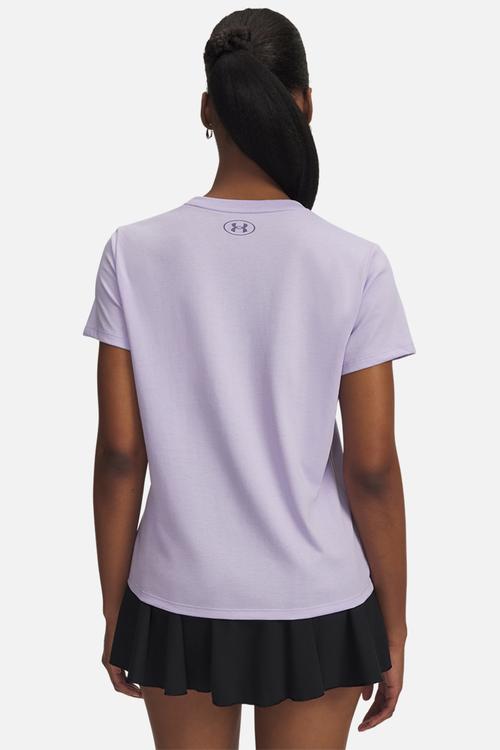 UA W VARSITY Short Sleeve - Purple Crest/Purple Luxe