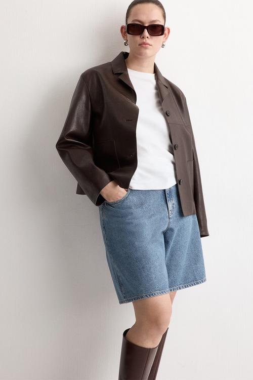 BERMUDA SHORTS CAMILLA - Open-Blue