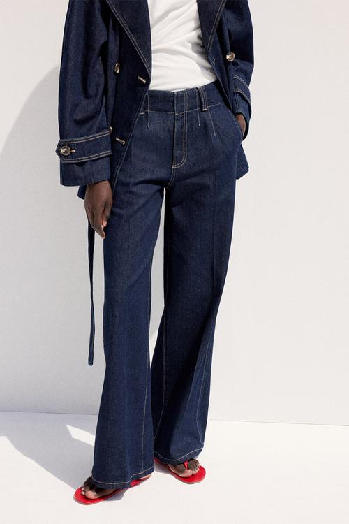 Trousers alma- open blue