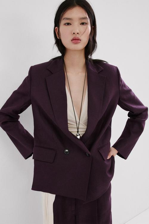 Blazer tempoli - medium purple