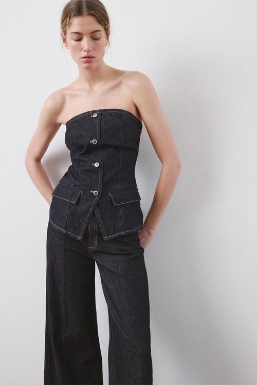 Top clemence - open blue