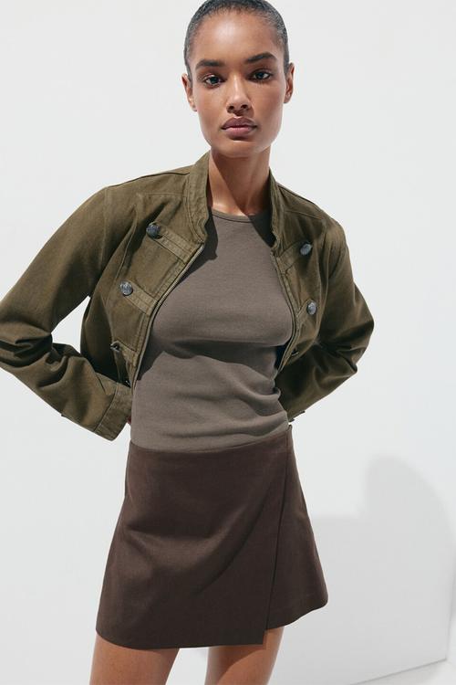Skirt alana - dark brown