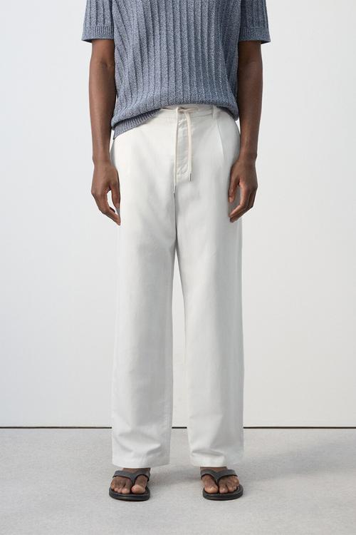 Trousers Sants - white