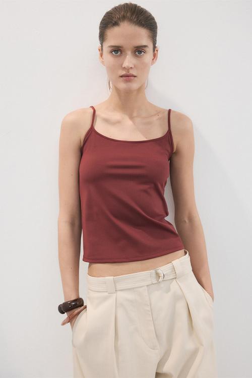 Top bacari - rust/copper