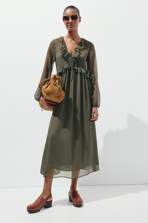 Dress romance - beige/khaki