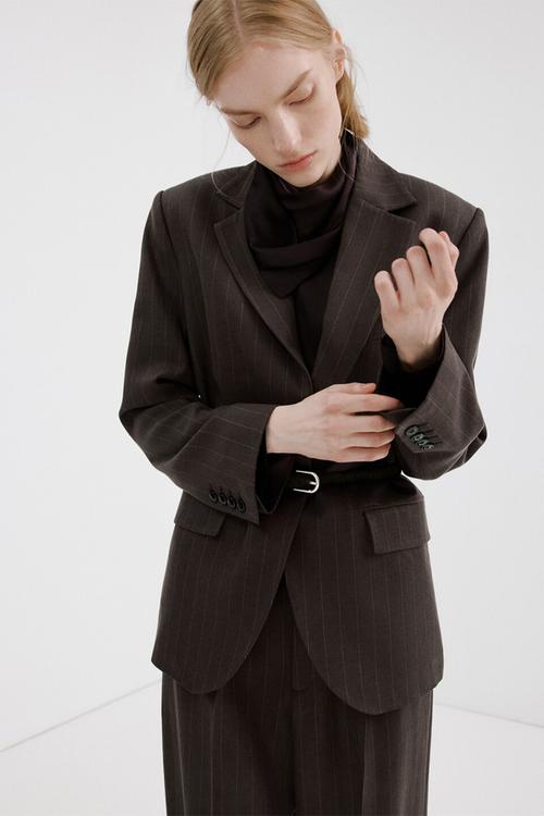 Blazer vbbali - dark brown