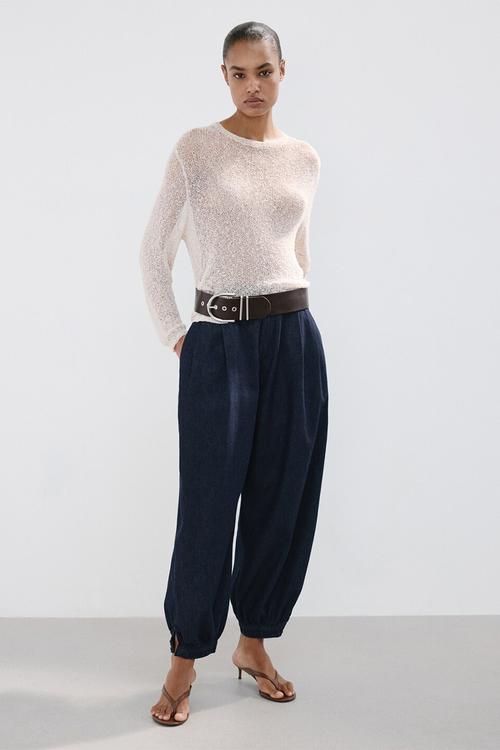 Jeans souffle - open blue