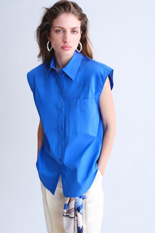 Shirt katrina - medium blue
