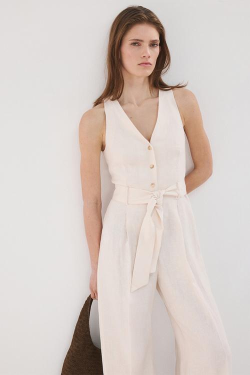Jumpsuit rosanna - light beige
