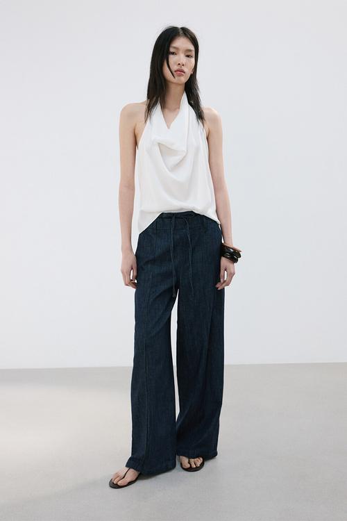Trousers calonge - open blue