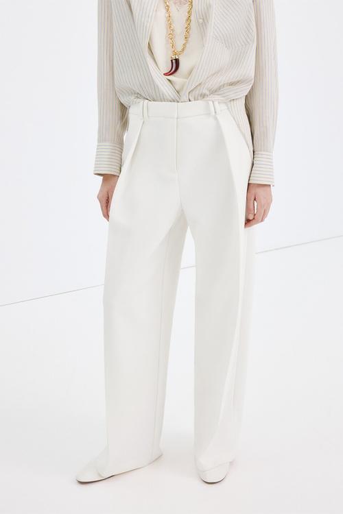 Trousers white - white