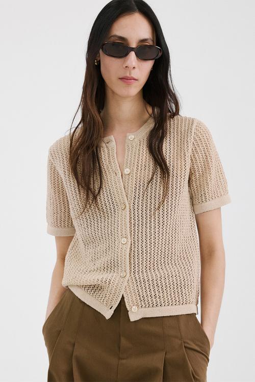 Cardigan lemon - light/pastel brown