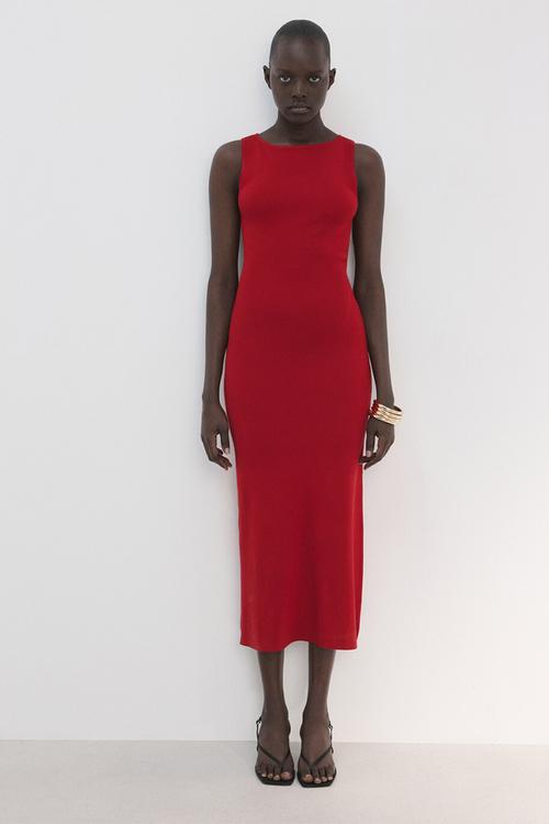 Dress bettu - red