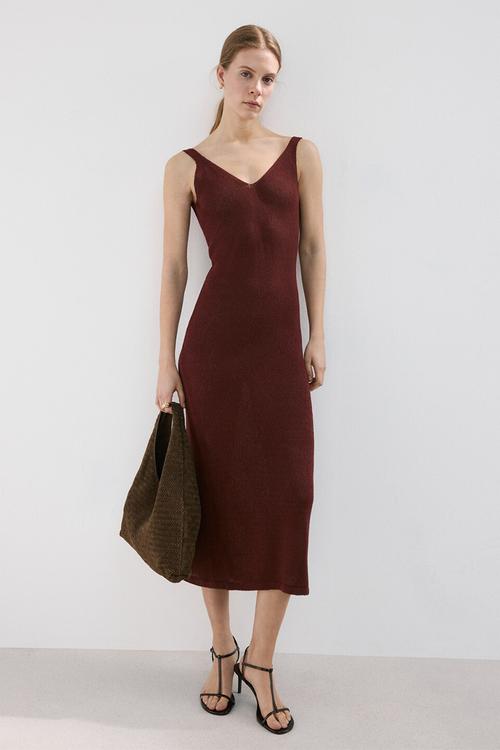 Dress siena - medium orange